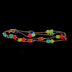 Kate Spade - 32 inch Multi-color Shapes Galore Necklace (2010)